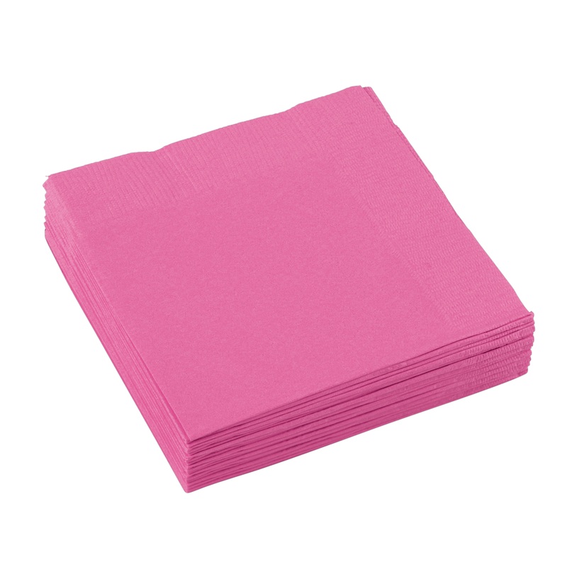 20 napkins Mila pink 25cm
