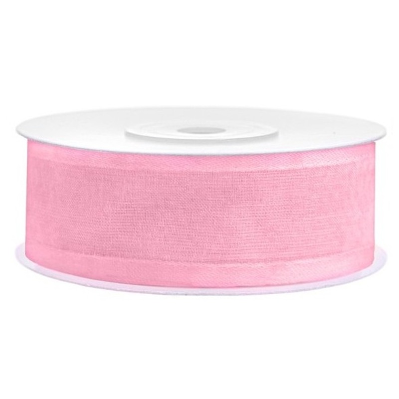 25m chiffon ribbon Pinkie