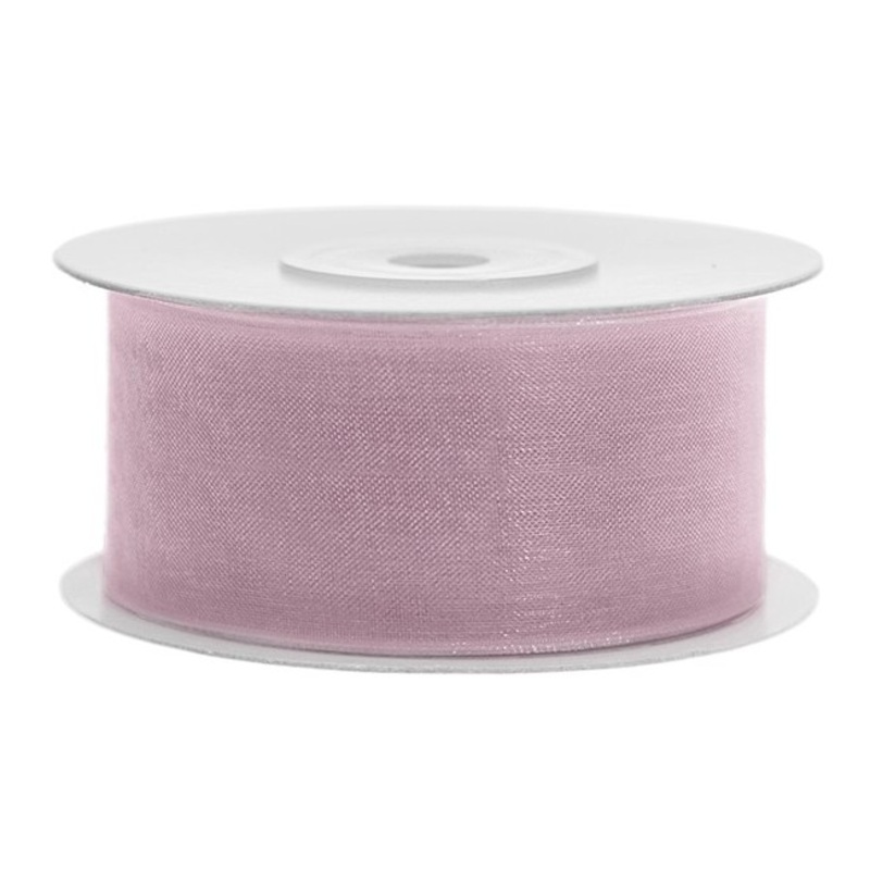25m deep purple chiffon ribbon