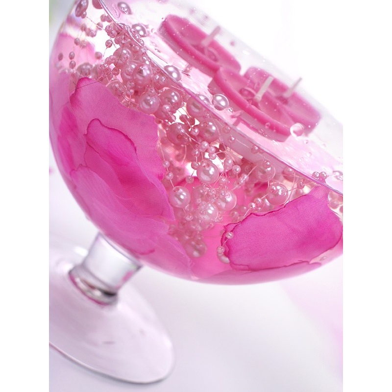5 pearl garlands Sissi light pink 1.3m