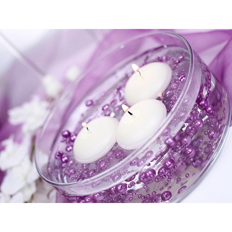 5 pearl garlands Sissi purple 1.3m