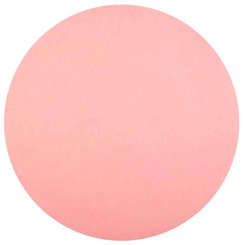 50 pink placemats made of polyester fleece