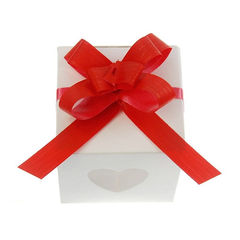 50 self-gathering bows red 1cm