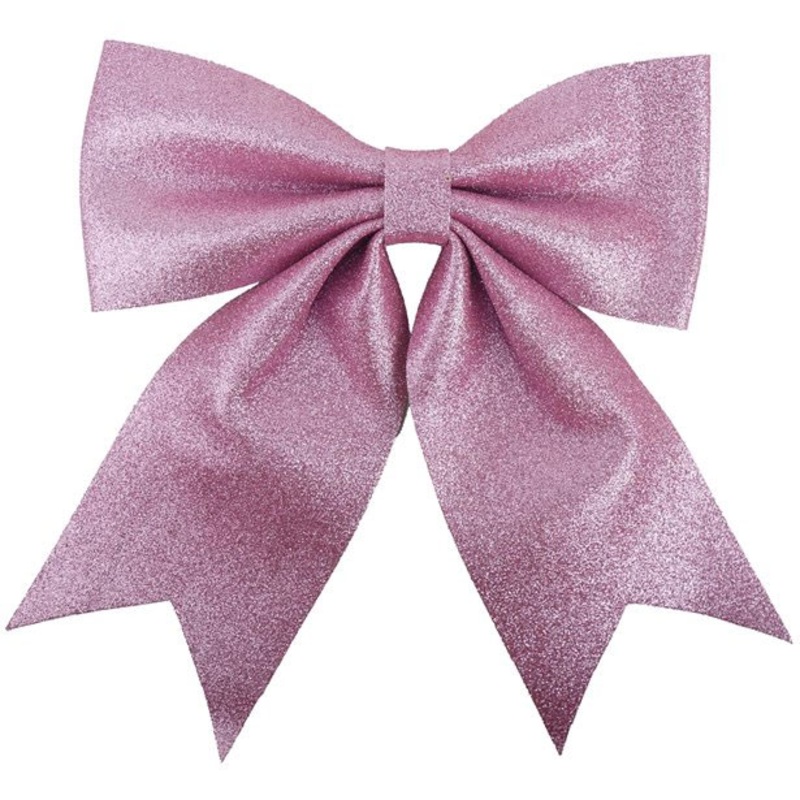 Gift bow pastel pink 33cm