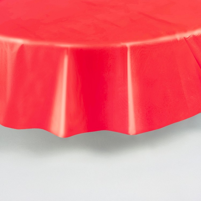 PVC tablecloth Vera red 2.13m
