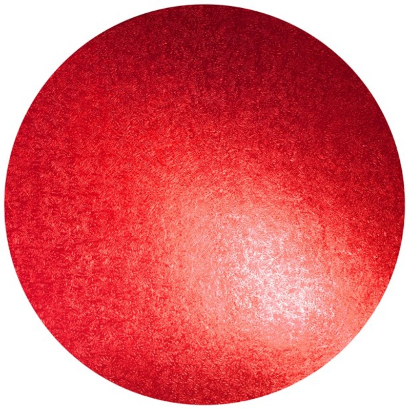 Red cake platter Sweety 25cm