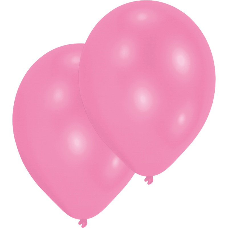 Set of 25 pink mother-of-pearl balloons 27.5cm