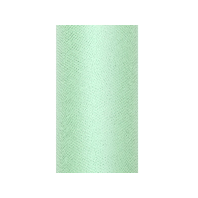 Tulle fabric Luna mint 20m x 8cm