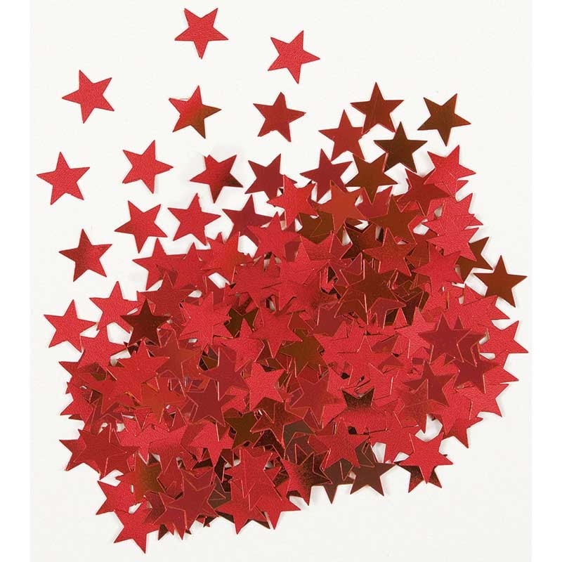 Valentine's day sprinkle decoration red metallic 14g
