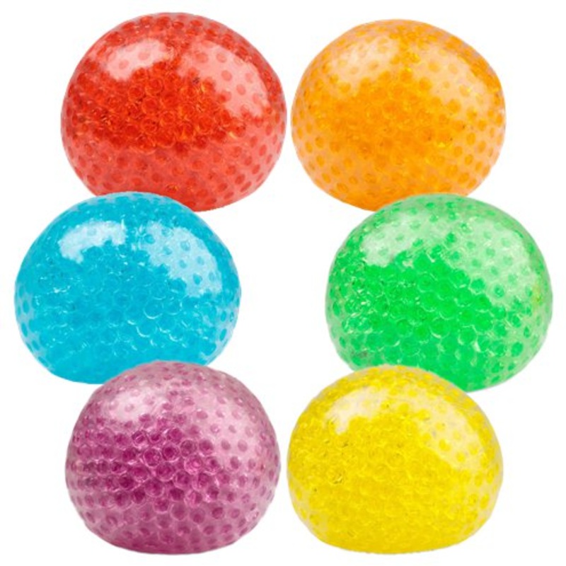 1 colorful squeeze rubber ball