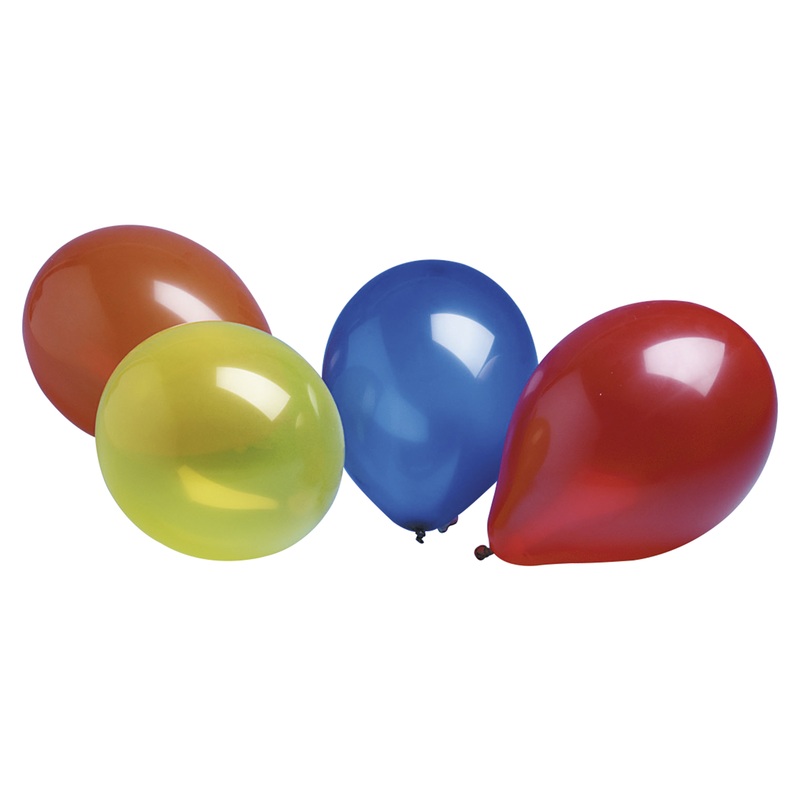 10 crystal balloons Belgrade multicolored 30cm