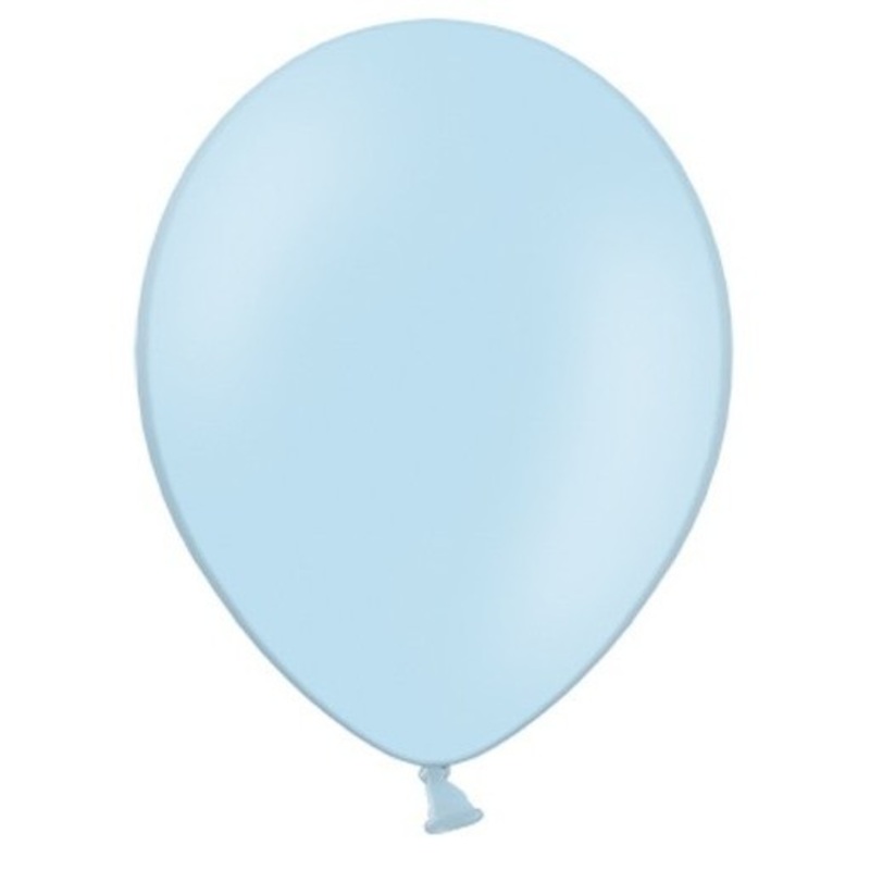 10 party star balloons pastel blue 30cm