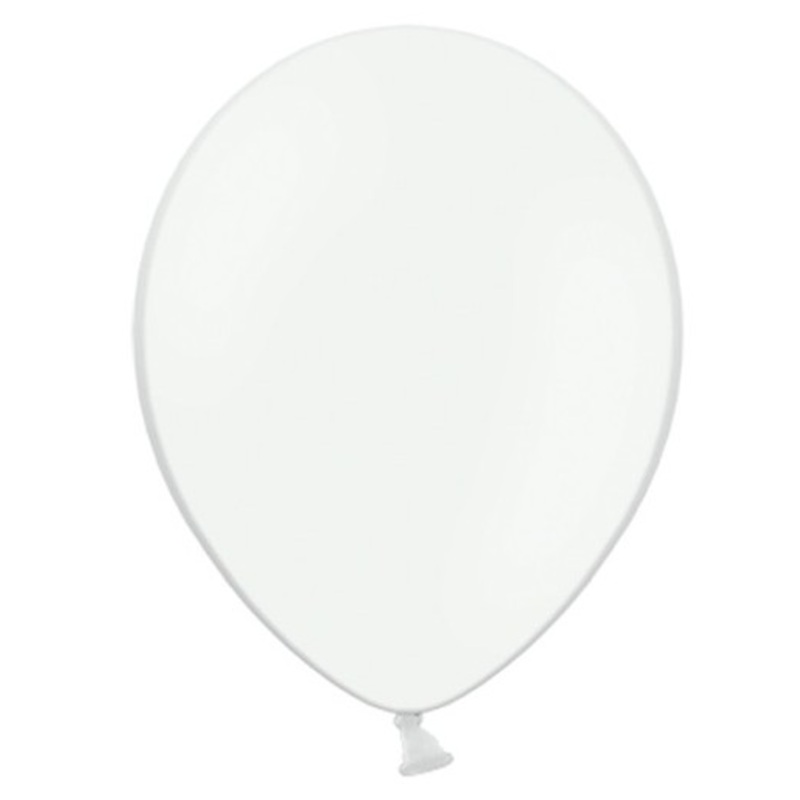 100 balloons pastel white 30cm