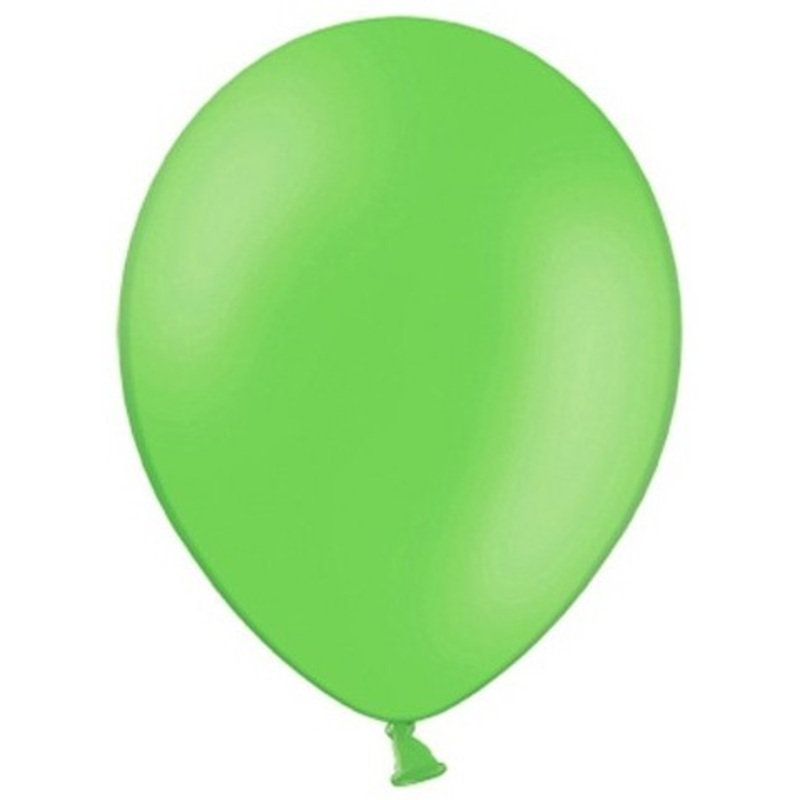 100 Celebration balloons apple green 29cm