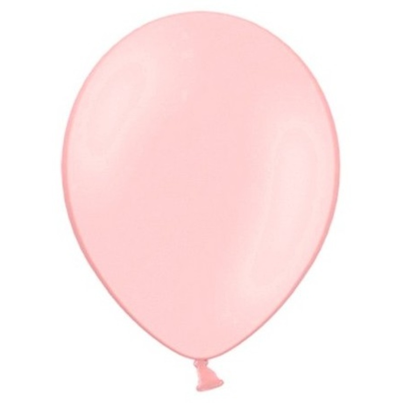 100 Celebration balloons light pink 25cm