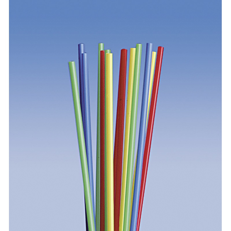 100 Celebration straws multicolored 22cm