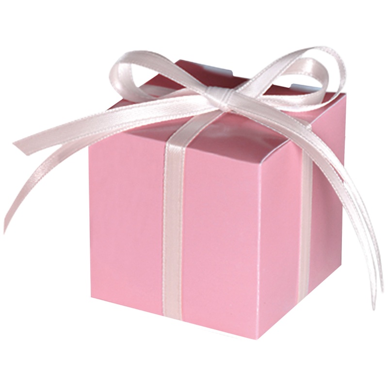 100 light pink Tiffany gift boxes