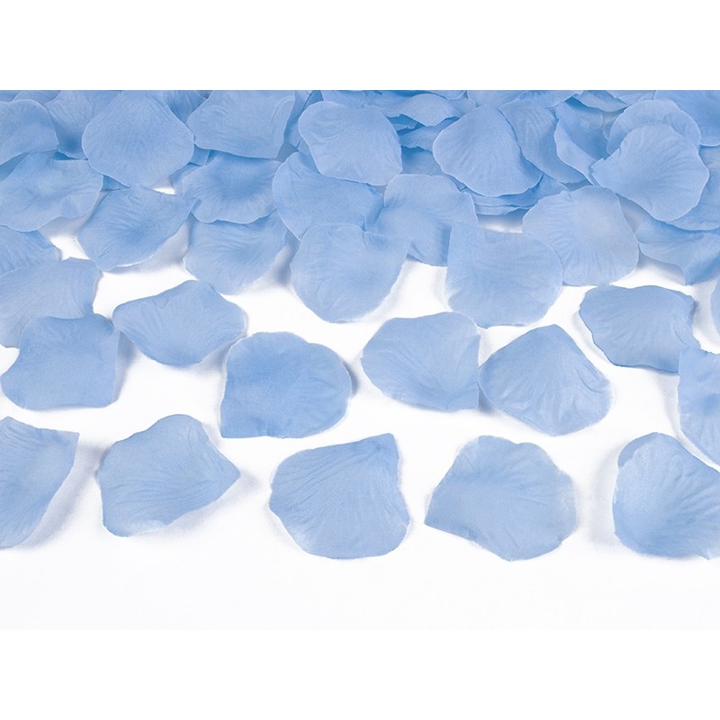100 rose petals Amour baby blue