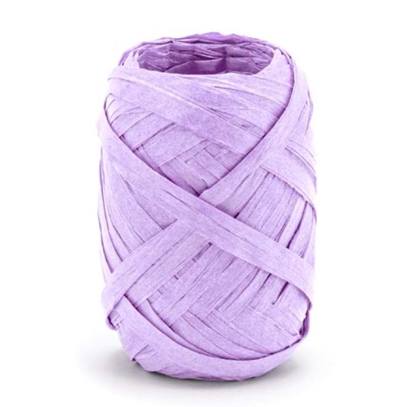 10m raffia ribbon lavender