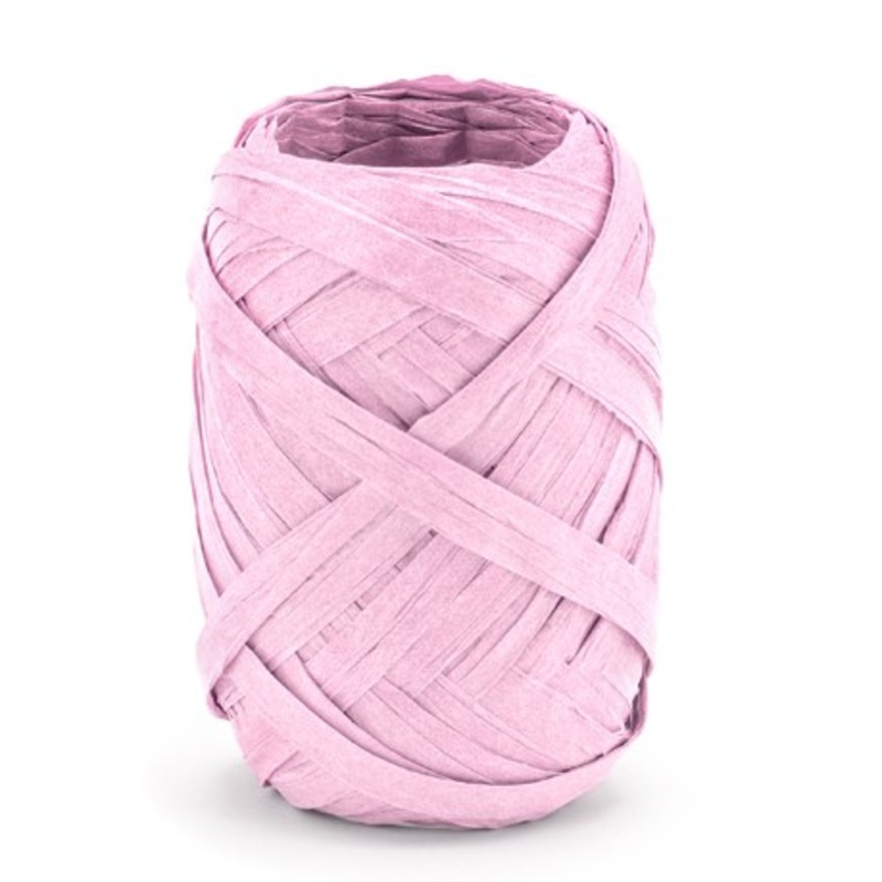 10m Raffia ribbon light pink