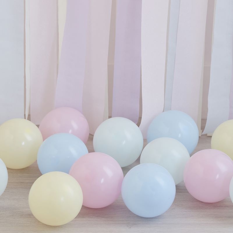 40 eco latex balloons dream in pastel