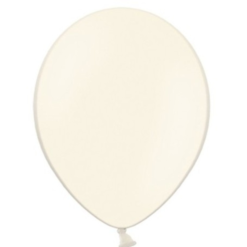 50 party star balloons cream 27cm