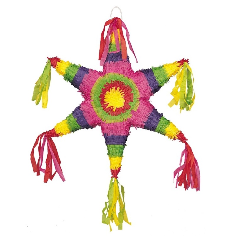 Colorful Viva Mxico Star Pinata