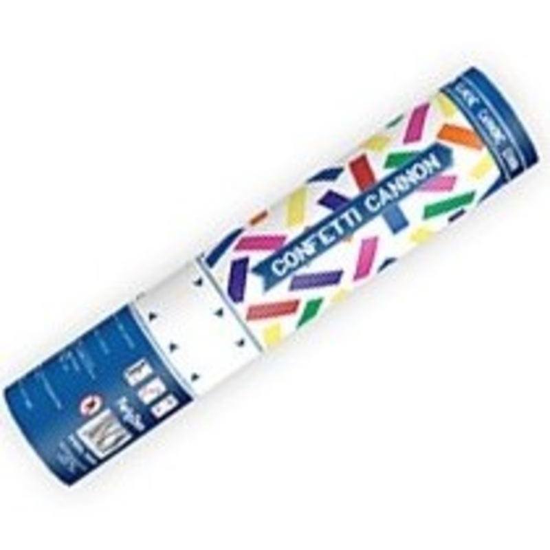 Mini Colourful Carnival Confetti Cannon 20cm