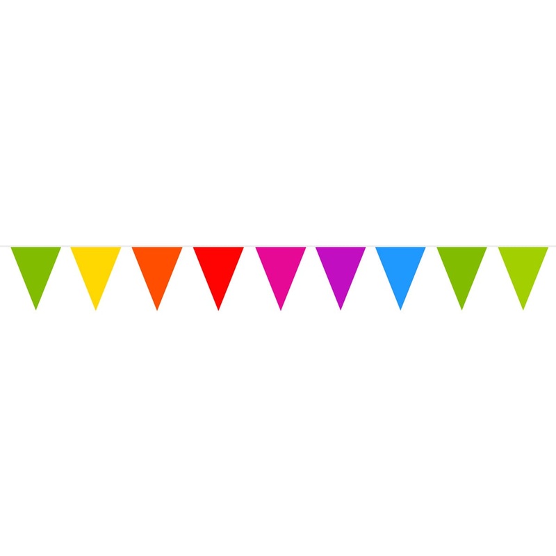 Pennant chain simply neon colored 10m