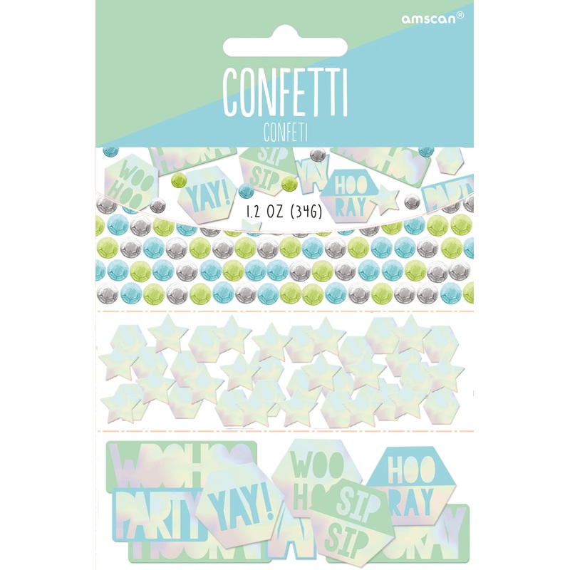 Shimmering pastel sprinkle decoration 34g