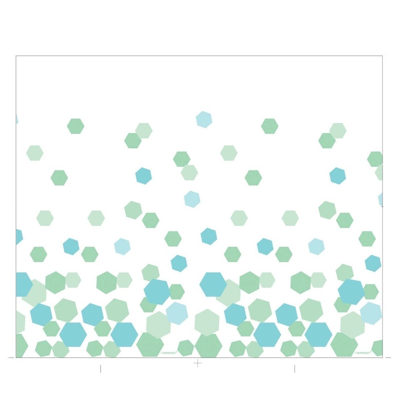 Shimmering pastel tablecloth 2.59 x 1.37m