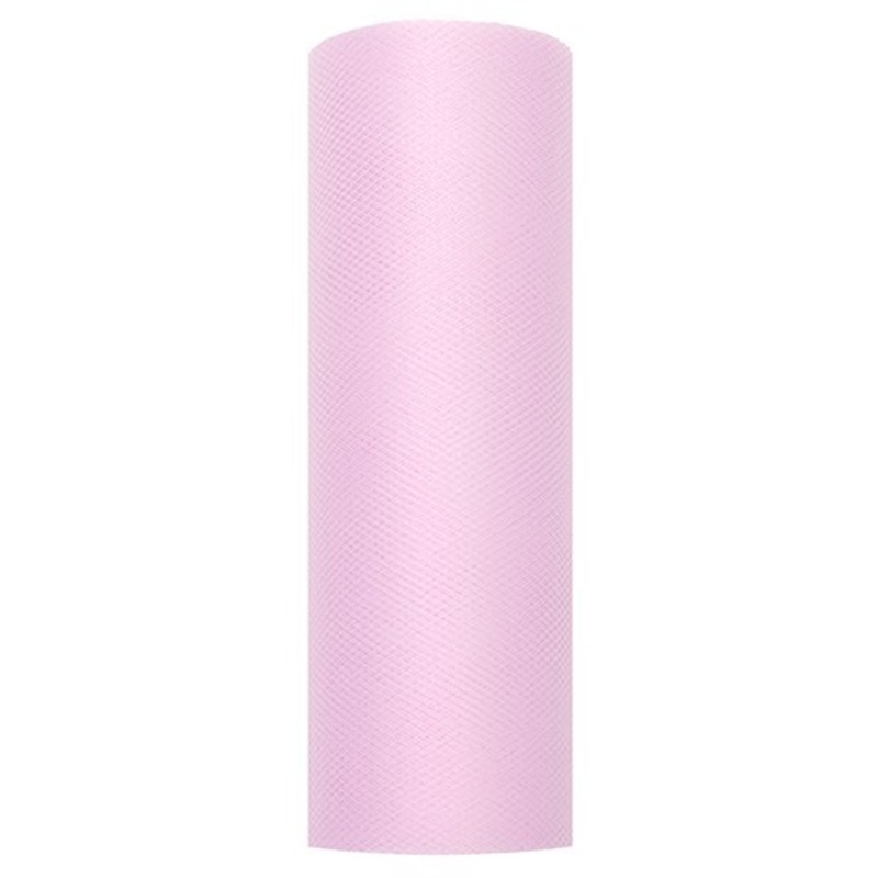 Tulle fabric Luna baby pink 9m x 15cm
