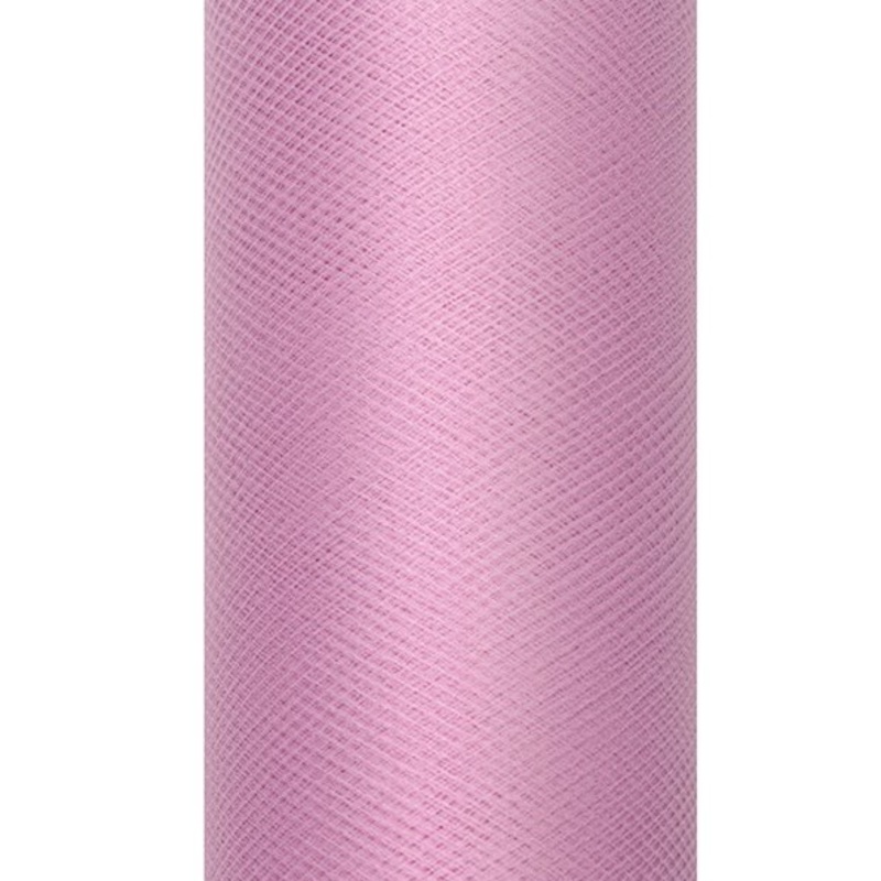 Tulle fabric Luna old pink 9m x 50cm