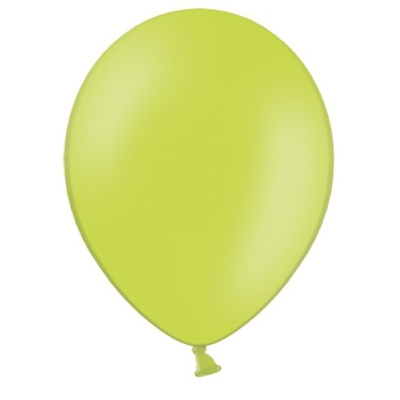 100 balloons apple green 12cm