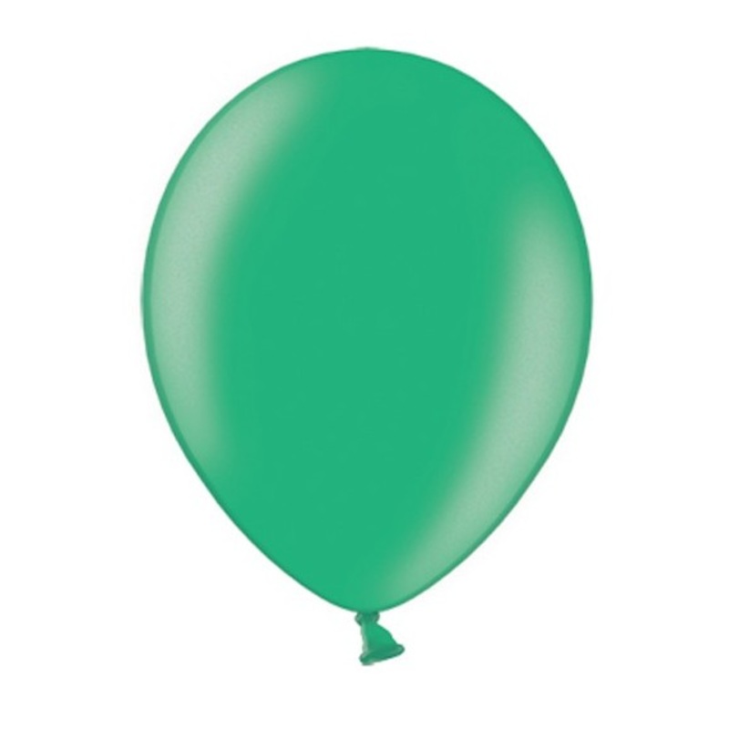 100 balloons metallic green 30cm