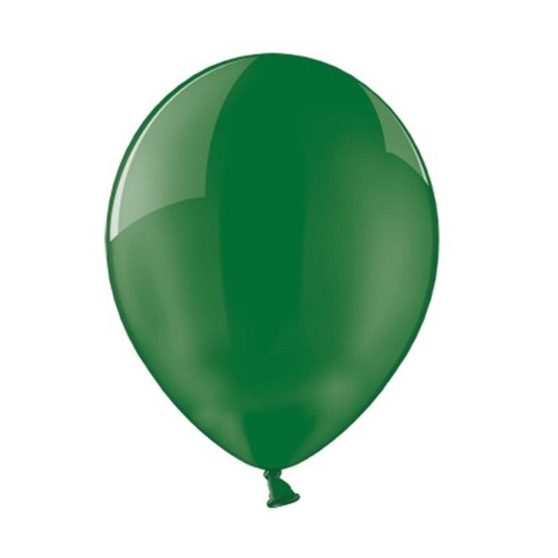 100 balloons Shiny Crystal Green 30cm