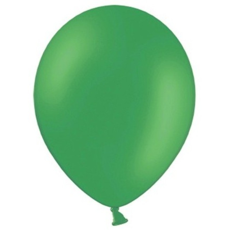100 Celebration balloons dark green 23cm