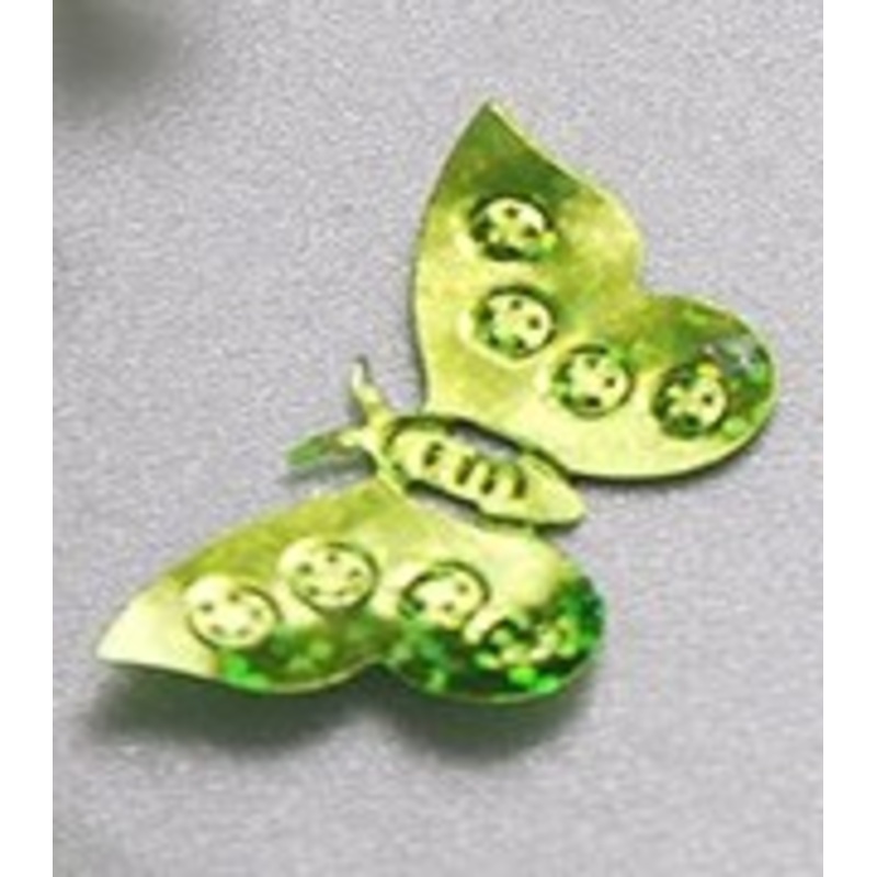 15g scattered holographic butterflies