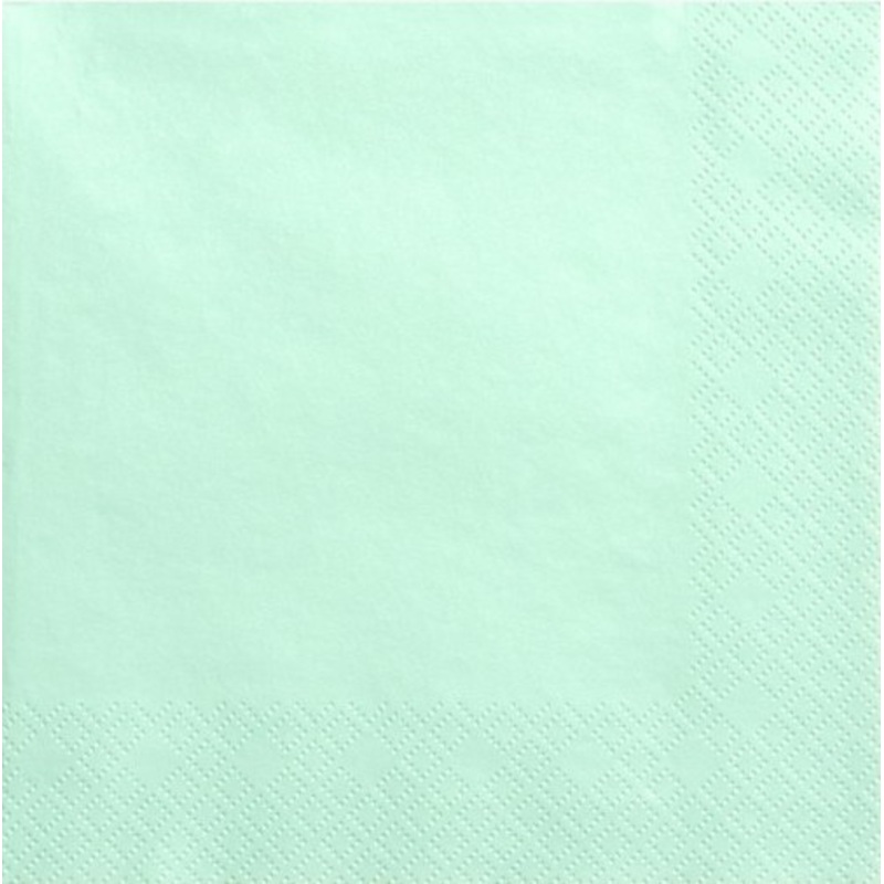 20 napkins Scarlett mint 33cm