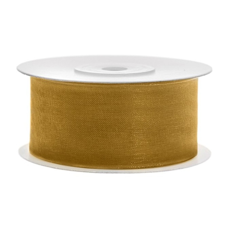 25m golden gift ribbon Sleeping Beauty