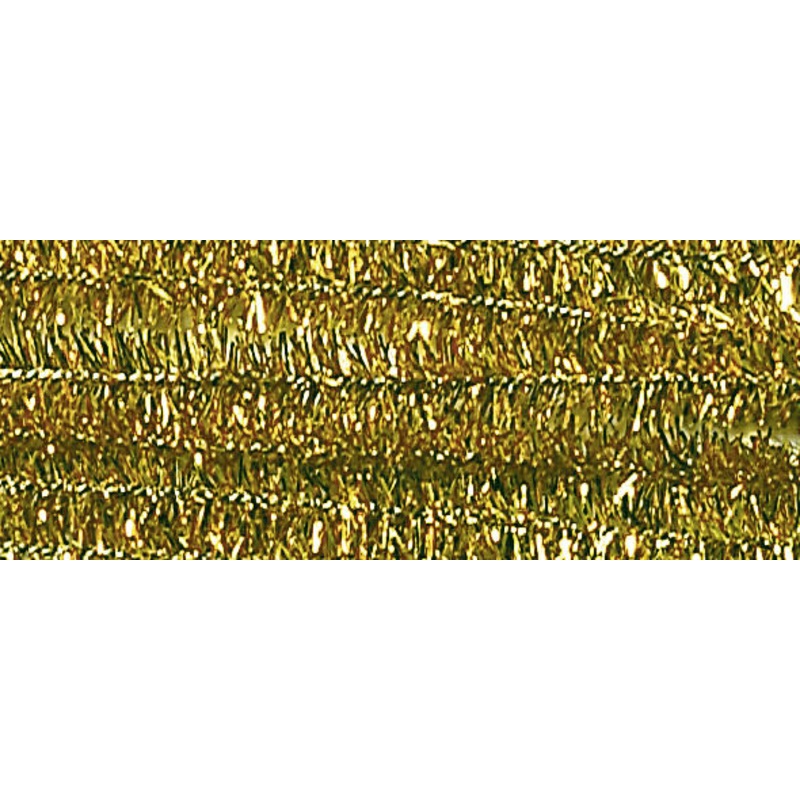 Chenilledraht gold 8mmx50cm 10 Stck