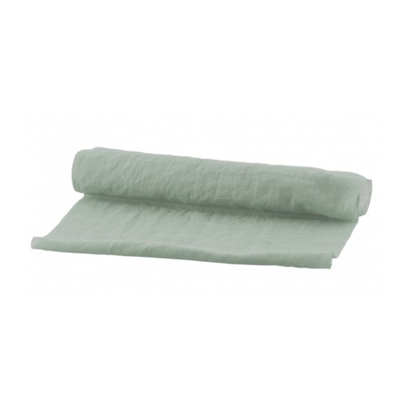 Chiffon table runner green-sage 3m