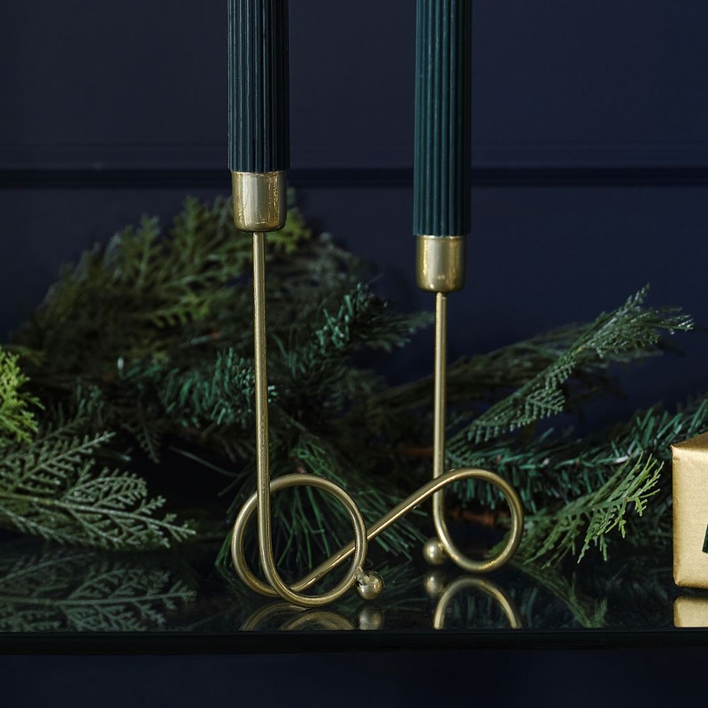 Golden Swirl Candlestick
