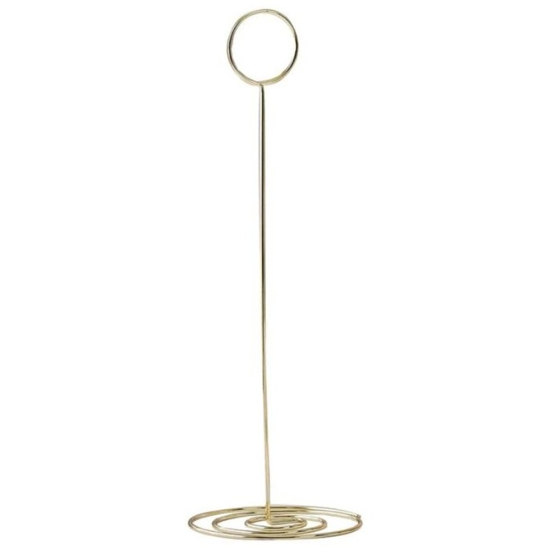Golden Wedding table number holder
