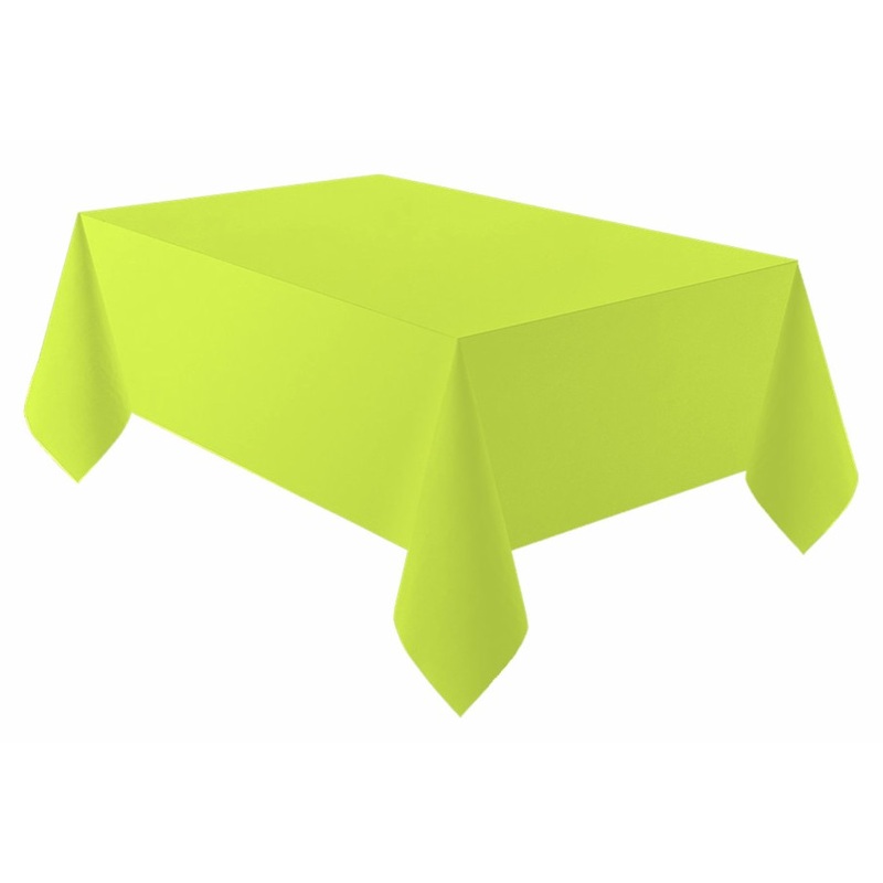 Green Lime Tablecloth 2.74m x 1.37m