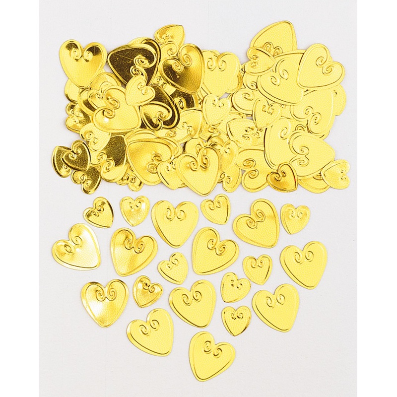 Heart sprinkle decoration Pure Romance gold 14g