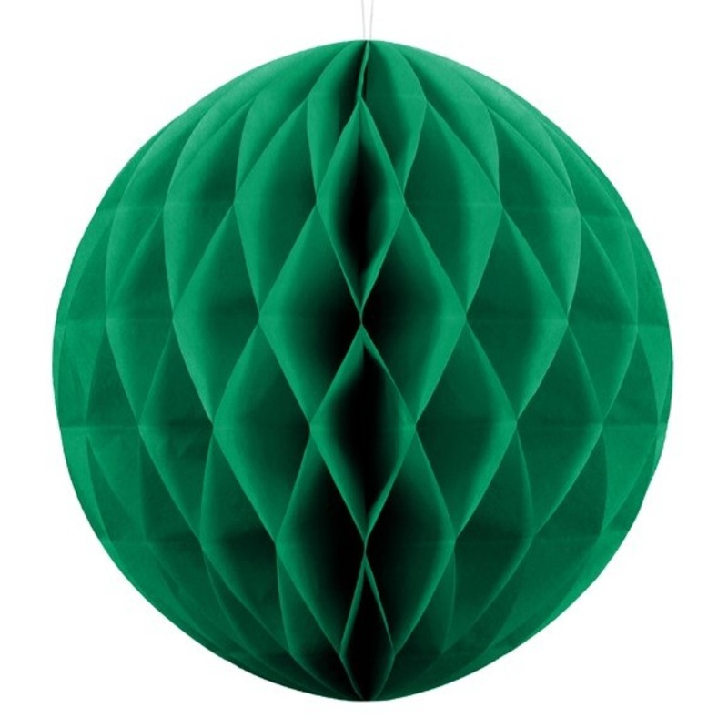 Honeycomb ball Lumina dark green 40cm