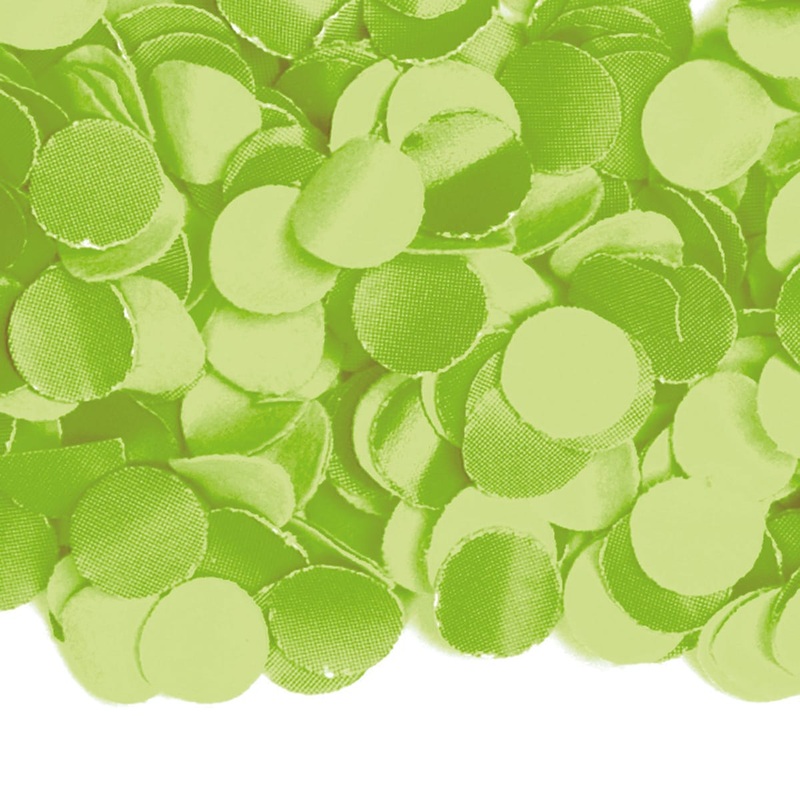 Paper confetti in lime green 100g