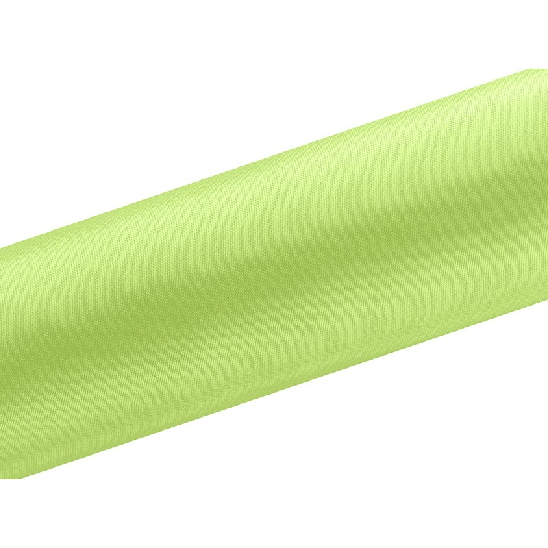Satin fabric Eloise light green 9m x 16cm