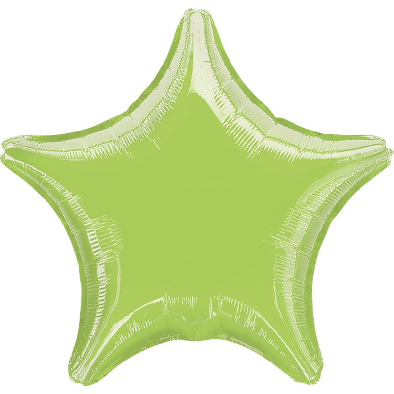 Sparkling Star balloon lime green